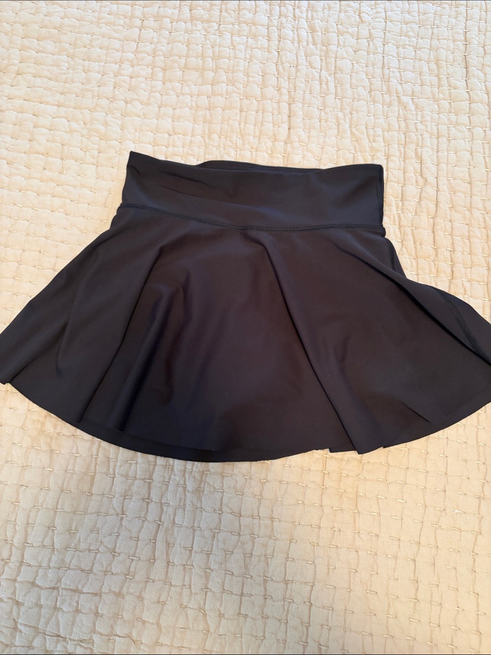 Old Navy Active Black Flared Skirt with Wide Waistband